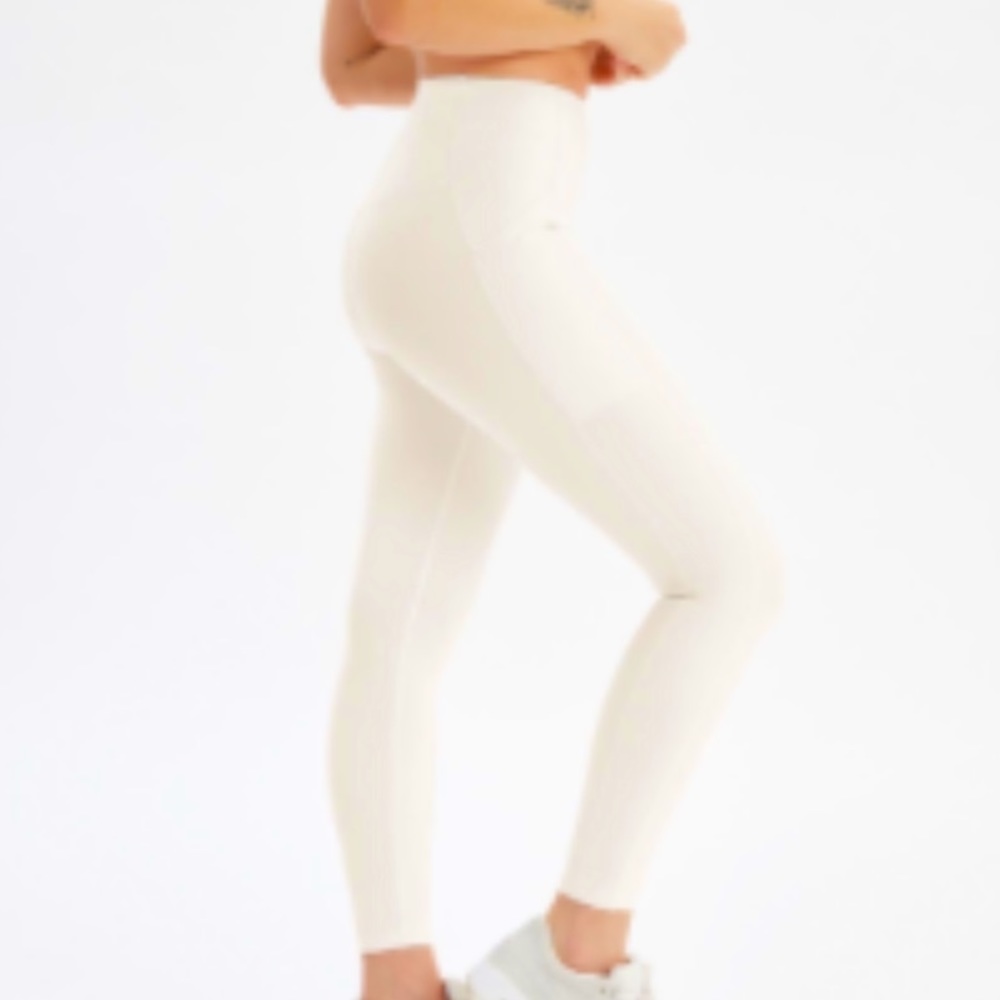Girlfriend Collective Ivory Compressive Pocket Legging